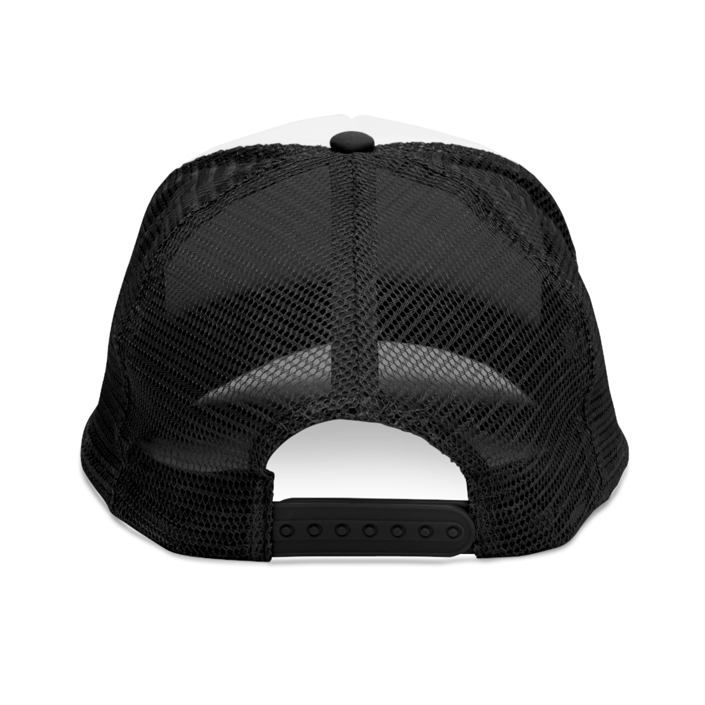 Classic Mesh Trucker Hat Faithful Pursuit of Jesus with mountains